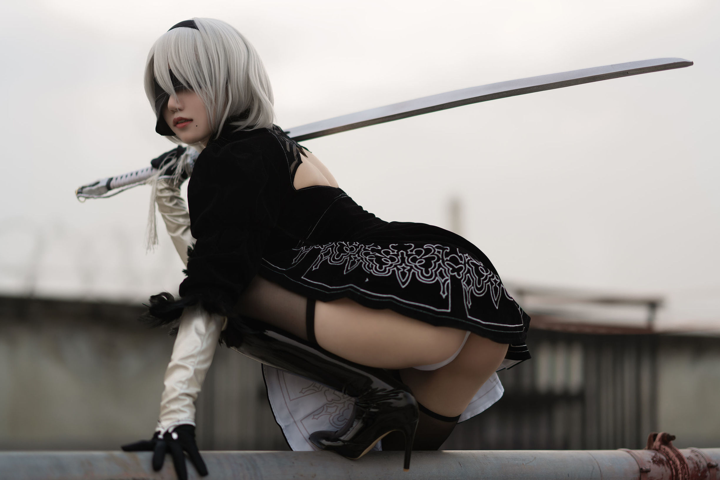 [网红COSER]动漫博主小仓千代w舰长2B原皮插图8